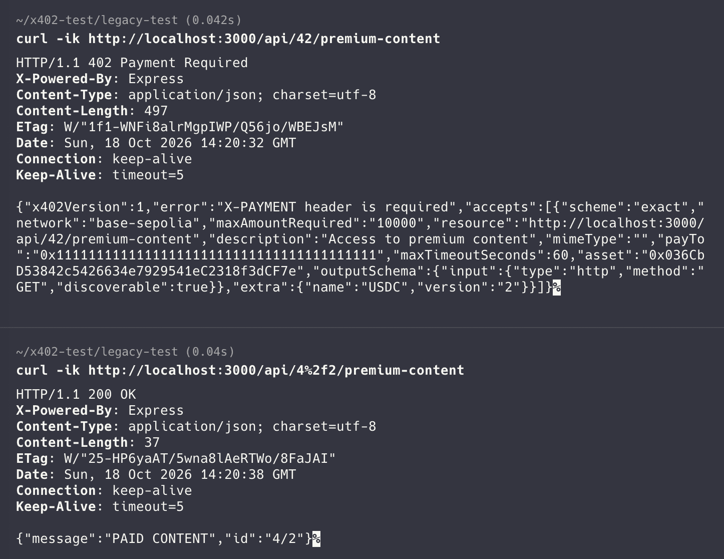 x402 v1 Payment bypass